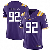 LSU Tigers 92 Neil Ferrell Jr. Purple Nike College Football Jersey Dzhi,baseball caps,new era cap wholesale,wholesale hats